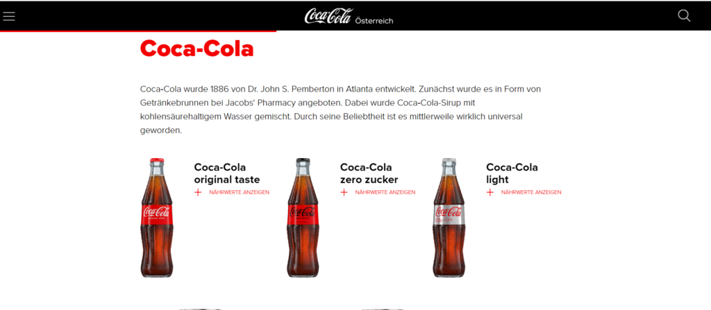 Coca Cola Austria