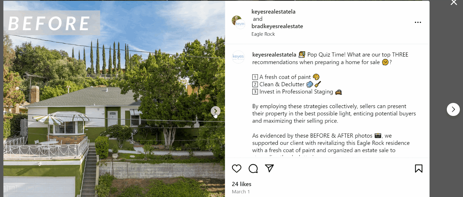 Instagram real estate marketing quiz