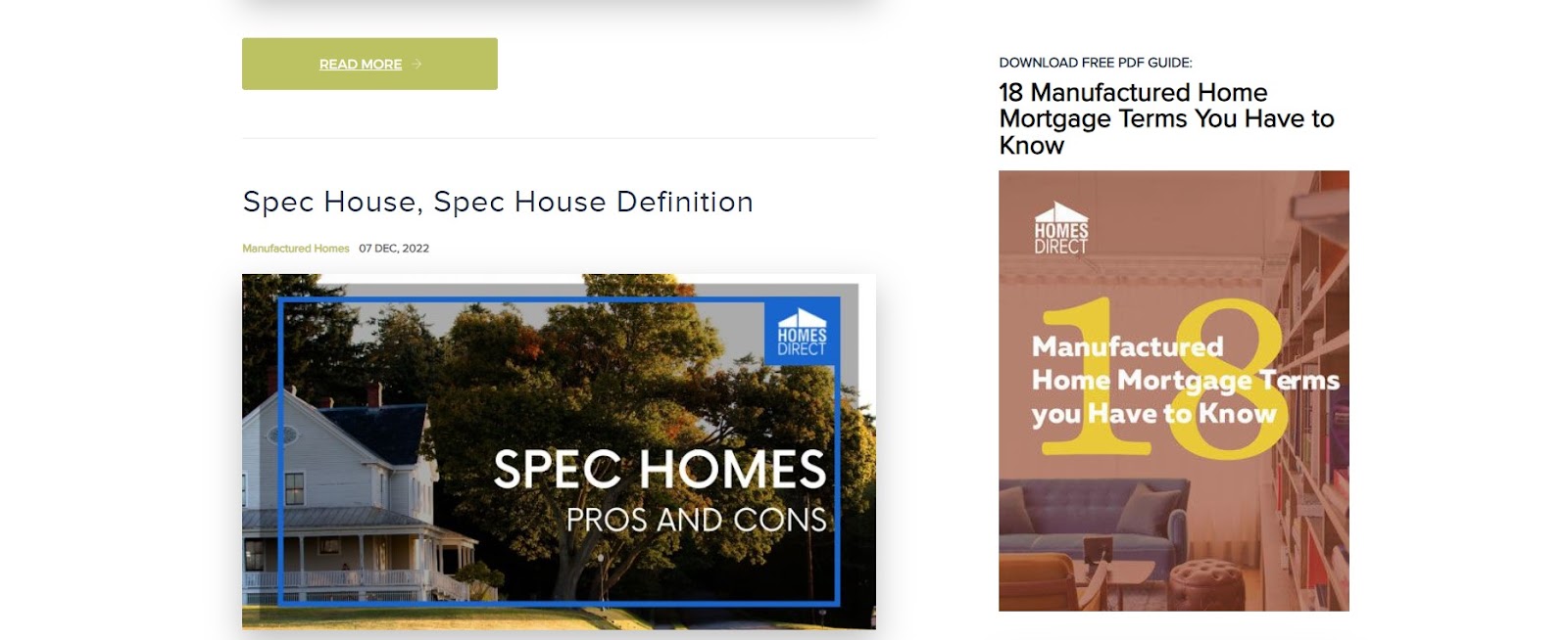 Homes Direct Guide