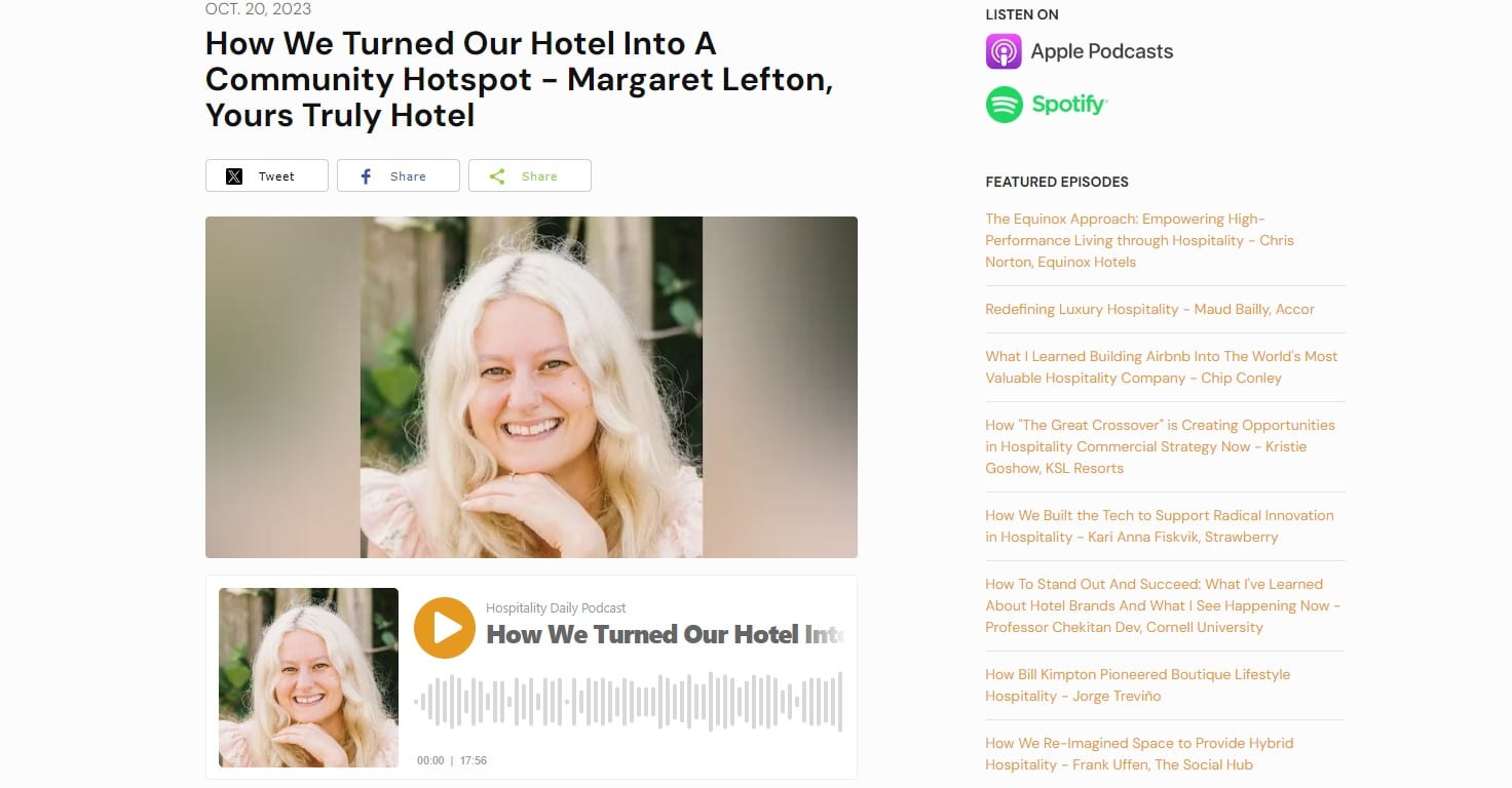 Podcasts for hotel marketing