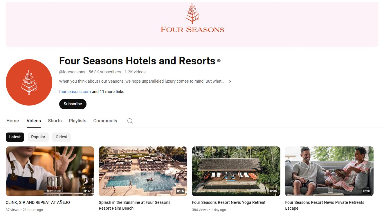 Four Seasons Video campaign