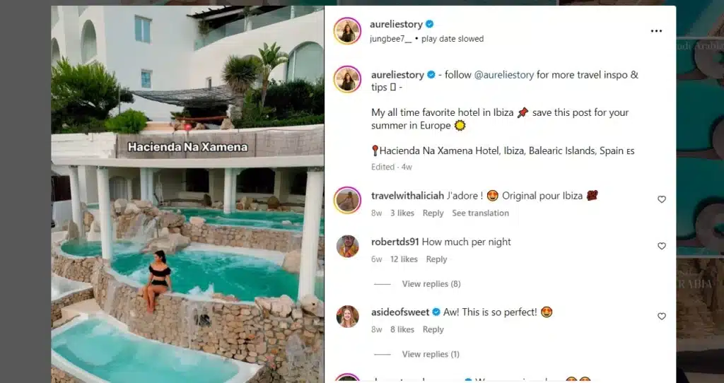 Influencer Marketing for Hotel on Instagram