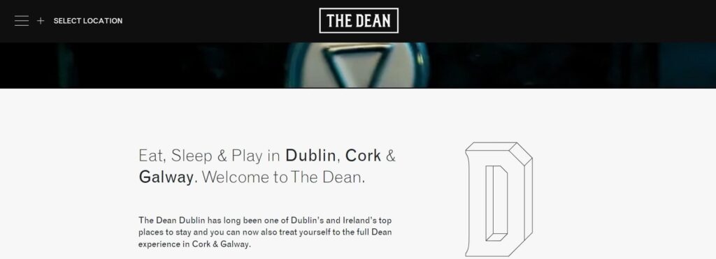 the dean hotel copywriting